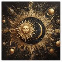 Sun and Moon - Greeting Cards