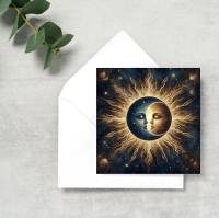 Sun and Moon - Greeting Cards