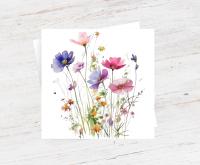 Wildflowers - Single Card or Bulk 10 Pack of Gift Cards