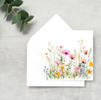 Wildflowers - Single Card or Bulk 10 Pack of Gift Cards