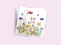 Wildflowers - Single Card or Bulk 10 Pack of Gift Cards