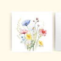 Wildflowers - Single Card or Bulk 10 Pack of Gift Cards