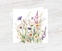 Wildflowers - Single Card or Bulk 10 Pack of Gift Cards