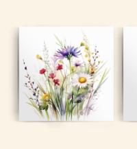 Wildflowers - Single Card or Bulk 10 Pack of Gift Cards