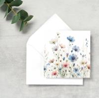 Wildflowers - Single Card or Bulk 10 Pack of Gift Cards