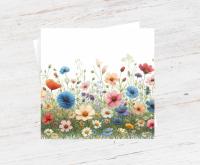 Wildflowers - Single Card or Bulk 10 Pack of Gift Cards