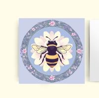 Bumble Bee Cards, Large Note Card, Invites, Birthday, Money Card