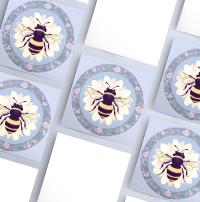 Bumble Bee Cards, Large Note Card, Invites, Birthday, Money Card