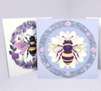 Bumble Bee Set, Gift Cards, 3 Designs, Bulk Pack of Cards