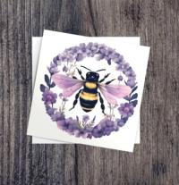 Bumble Bee Cards, Large Note Card, Invites, Birthday, Money Card