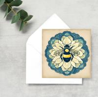 Bumble Bee Cards, Large Note Card, Invites, Birthday, Money Card