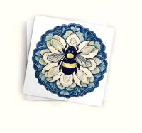 Bumble Bee Cards, Large Note Card, Invites, Birthday, Money Card