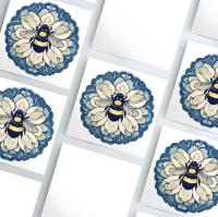 Bumble Bee Cards, Large Note Card, Invites, Birthday, Money Card