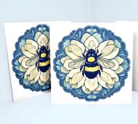 Bumble Bee Cards, Large Note Card, Invites, Birthday, Money Card