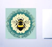 Bumble Bee Cards, Large Note Card, Invites, Birthday, Money Card