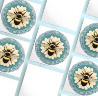 Bumble Bee Cards, Large Note Card, Invites, Birthday, Money Card