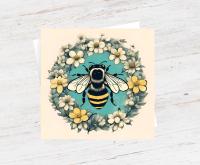 Bumble Bee Cards, Large Note Card, Invites, Birthday, Money Card