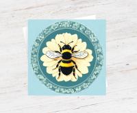 Bumble Bee Cards, Large Note Card, Invites, Birthday, Money Card