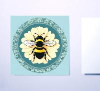 Bumble Bee Cards, Large Note Card, Invites, Birthday, Money Card