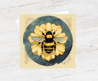 Bumble Bee Cards, Large Note Card, Invites, Birthday, Money Card