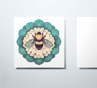 Bumble Bee Cards, Large Note Card, Invites, Birthday, Money Card