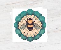 Bumble Bee Cards, Large Note Card, Invites, Birthday, Money Card