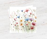 Wildflowers - Single Card or Bulk 10 Pack of Gift Cards