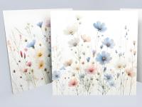 Set of Floral Gift Cards, 3 Designs, Bulk Pack of Cards