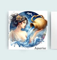 Zodiac Card Set - All Signs, Astrology Greeting Cards, Bulk Pack of Cards