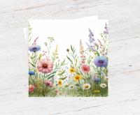 Wildflowers - Single Card or Bulk 10 Pack of Gift Cards