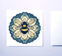 Bumble Bee Cards, Large Note Card, Invites, Birthday, Money Card