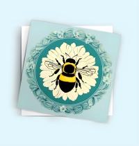 Bumble Bee Cards, Large Note Card, Invites, Birthday, Money Card