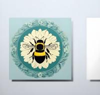 Bumble Bee Cards, Large Note Card, Invites, Birthday, Money Card