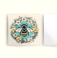 Bumble Bee Cards, Large Note Card, Invites, Birthday, Money Card