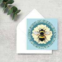 Bumble Bee Cards, Large Note Card, Invites, Birthday, Money Card