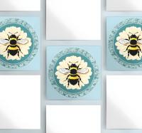 Bumble Bee Cards, Large Note Card, Invites, Birthday, Money Card