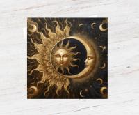 Sun and Moon - Greeting Cards
