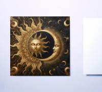 Sun and Moon - Greeting Cards