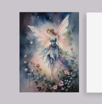 Fairy Greeting Cards, Set of 4 Designs, Bulk Pack of Cards