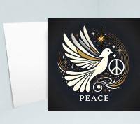3 Pack, Dove of Peace, Holiday Greeting Cards, Bulk Pack of Cards