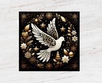 3 Pack, Dove of Peace, Holiday Greeting Cards, Bulk Pack of Cards