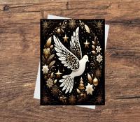 3 Pack, Dove of Peace, Holiday Greeting Cards, Bulk Pack of Cards