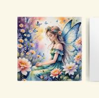 Set of 2 Designs, Fairy Greeting Cards, Bulk Pack of Cards