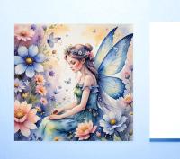 Set of 2 Designs, Fairy Greeting Cards, Bulk Pack of Cards