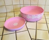 Rope Basket, Craft Storage, Catch All, Cotton Rope Bowl