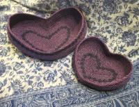Rope Bowls,  Handmade Heart Shape Rope Bowls
