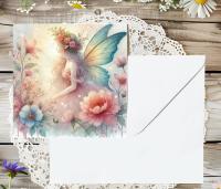 Fairy Greeting Cards, Large and Small Notecards, Birthday, Invitations