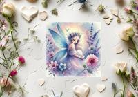 Set of 3 Designs, Fairy Greeting Cards, Bulk Pack of Cards