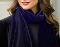 Velvet Scarf - Soft long Scarf, Multiple colors