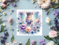 Set of 3 Designs, Fairy Greeting Cards, Bulk Pack of Cards